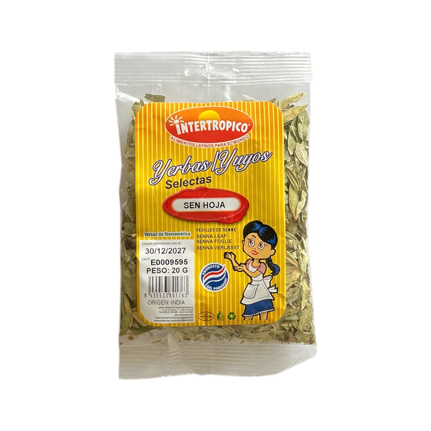 Sen Hoja 20g | Hierbas Naturales