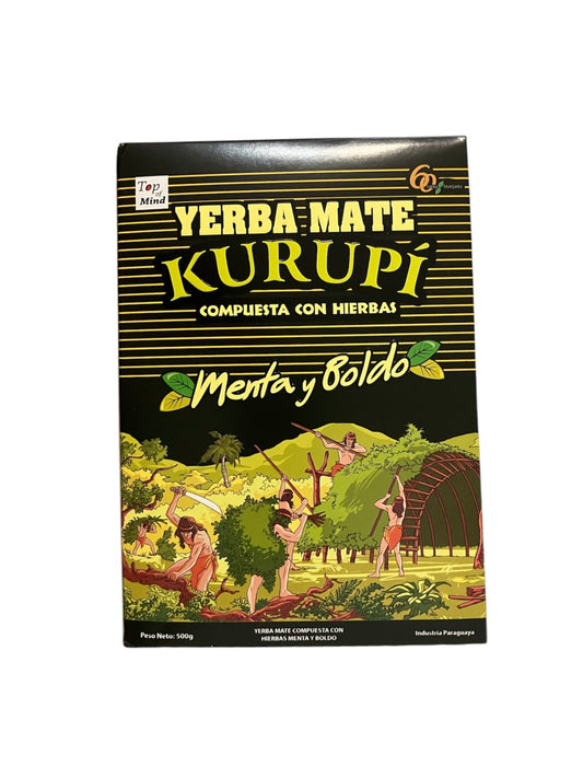 Kurupi Compuesta Menta y Boldo 500g | Yerba Mate