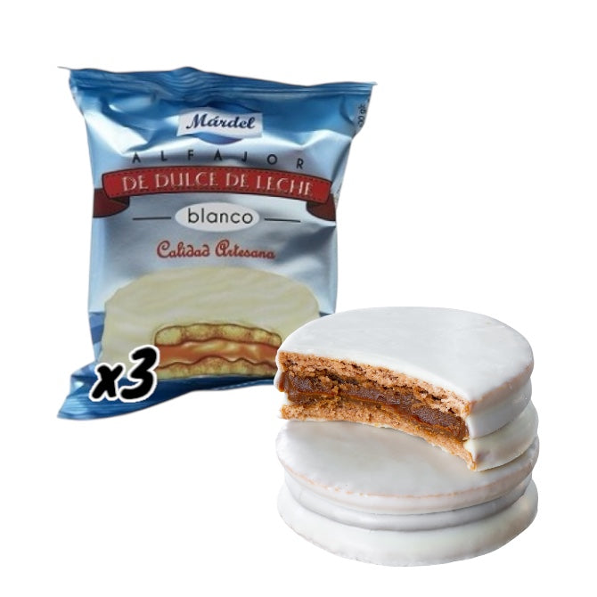 Mardel Chocolate Blanco 3 Uds | Alfajores