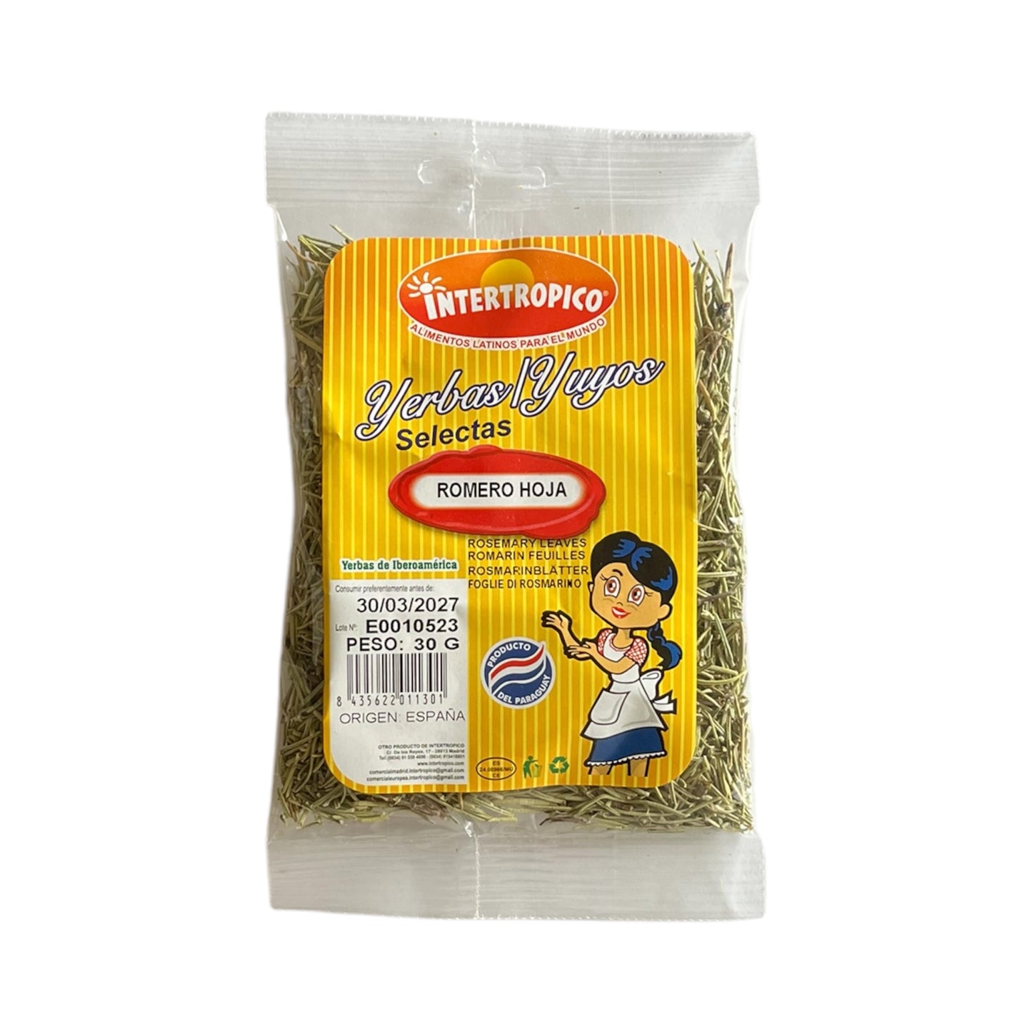 Romero Hoja 30g | Hierbas Naturales